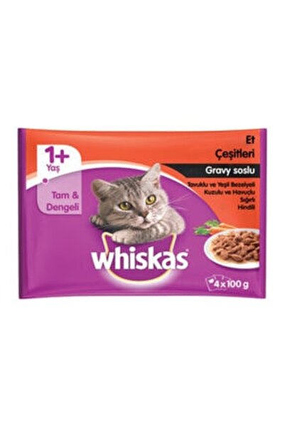 Whiskas Etli Secim Poset Yas Mama 4x100 G Fiyati Yorumlari Trendyol