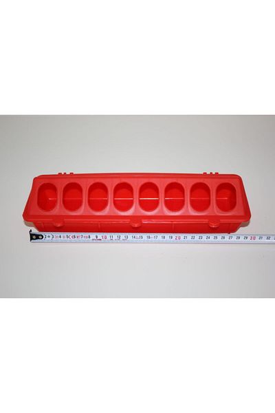 A.C.E.K PLASTİK 30 Cm Chick Food Holder - 2 Pieces of Chicken and Pigeon Quail