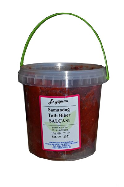 MAYA DOĞAL ÜRÜNLER Ev Yapımı Samandağ Tatlı Biber Salçası 1000gr