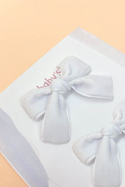 Babys Nur Erten Σετ αγκράφα με κλιπ μοντέλο βελούδινο φιόγκο – αγκράφα
