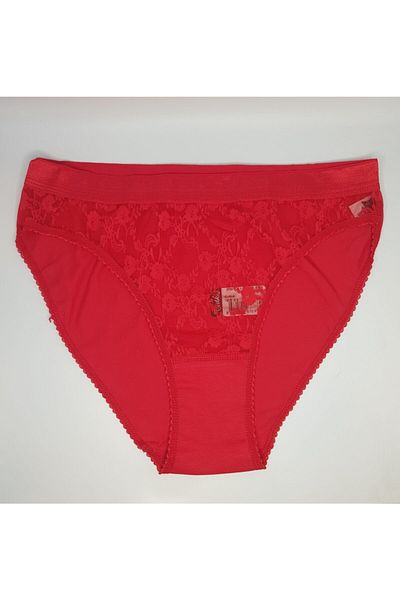 Tutku Women's Red Sapphire Bikini Panties 3 Pack