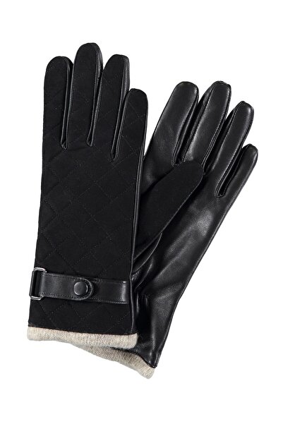 ENZIO GIZZI Erkek Siyah Deri Eldıven