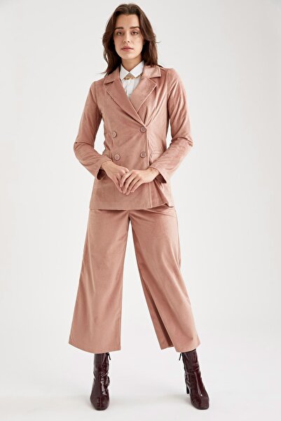 DeFacto Základní tkané kalhoty Palazzo s vysokým pasem