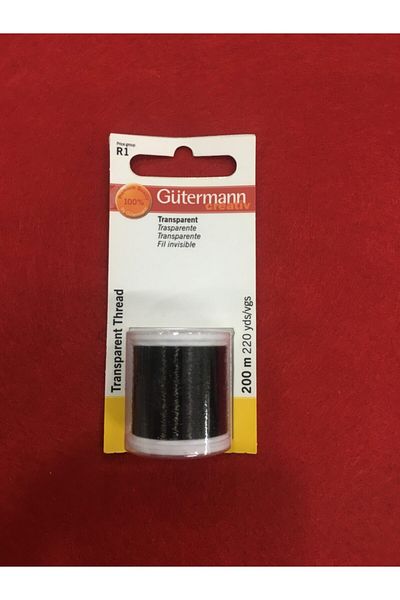 Güterman Black Transparent Sewing Thread
