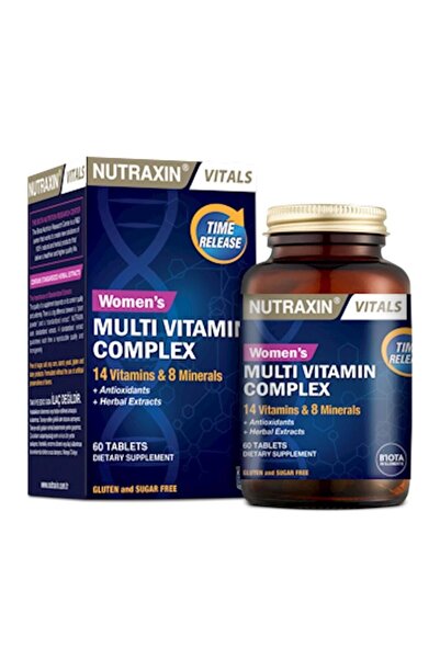 Nutraxin Nutraxın - Vitals Women's Multi Vitamin Complex 60 Tablet