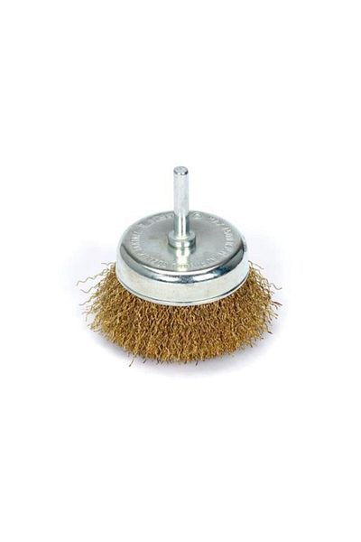 UGR Yellow Wire Pin Rust Burr Removal Brush - 65 mm