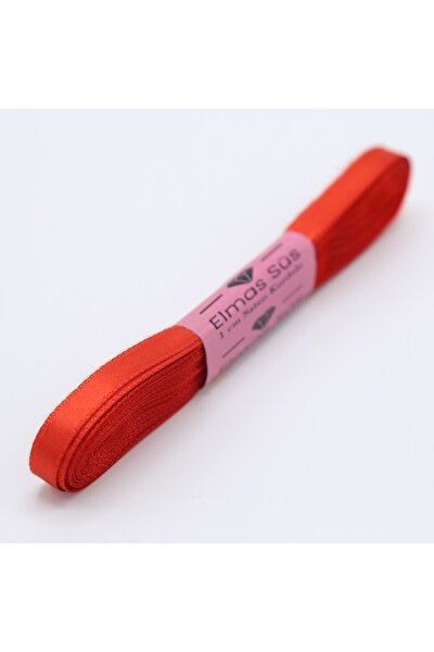 E Elmas Red Satin Ribbon 1cm 10m