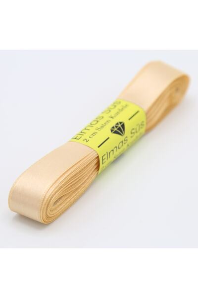 E Elmas Σατέν Κορδέλα Σολομού 2 cm 10 m