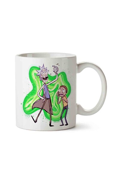 ART HEDİYE كوب ريكي آند مورتي نتورك مطبوع على الجانبين