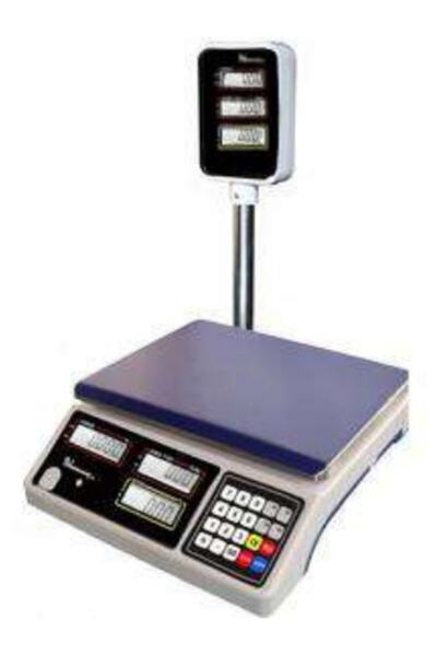 Dikomsan Npl 30 Kg 5/10 Gr Boyunlu Fiyat Hesaplamalı Terazi - Akülü