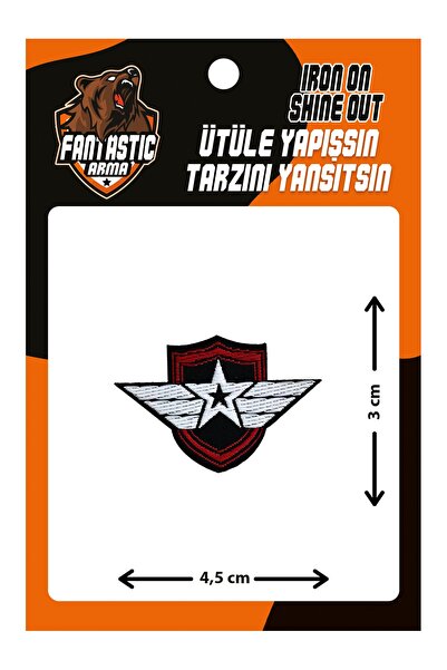 FANTASTIC ARMA A50-107 Ütü Ile Yapışan Dokuma Arma