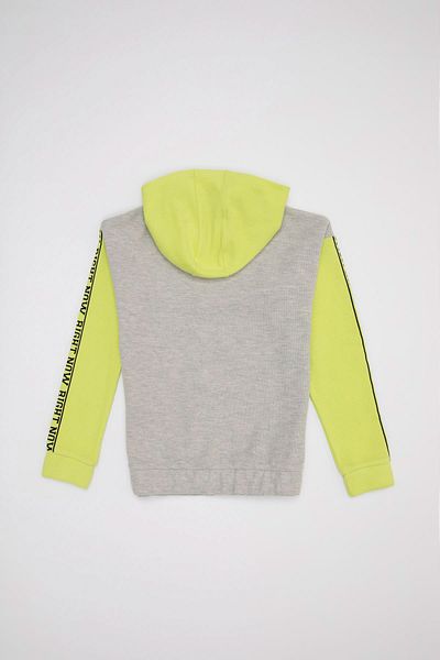DeFacto Girl's Hooded Color Block Cardigan L3659A620AU