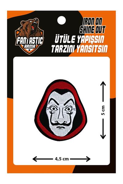 FANTASTIC ARMA Ütü Ile Yapışan Dokuma Arma Patch, La Casa De Papel