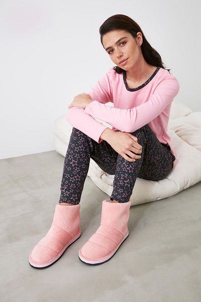 Trendyol Collection Hausschuh - Rosa - Flacher Absatz