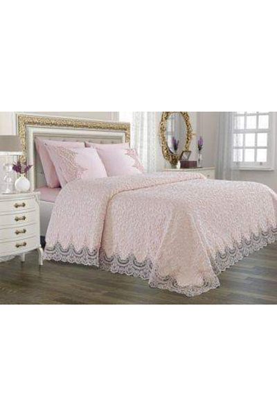 bursa çeyiz French Laced Dubai Blanket Set