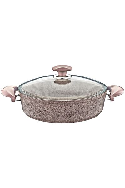 OMS Granite 26x7.5 Cm Karnıyarık Pot 3310 Brown