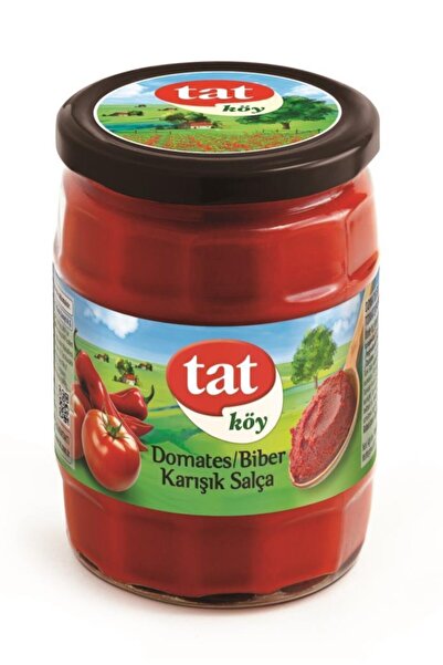 Tat Köy Domates & Biber Karışık Salça 580 gr
