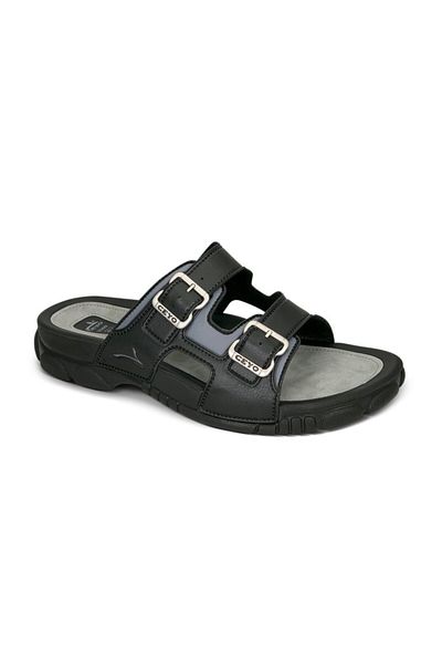 Ceyo 3200 Black Orthopedic Men's Slippers