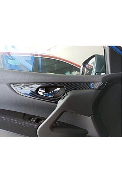 Genel Markalar Nıssan Qashqaı 2018+ Kapı Iç Kaplama - Karbon
