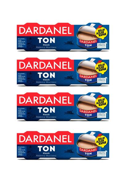 Dardanel Ayçiçek Yağlı Ton Balığı 3 x 75 gr 4 Adet