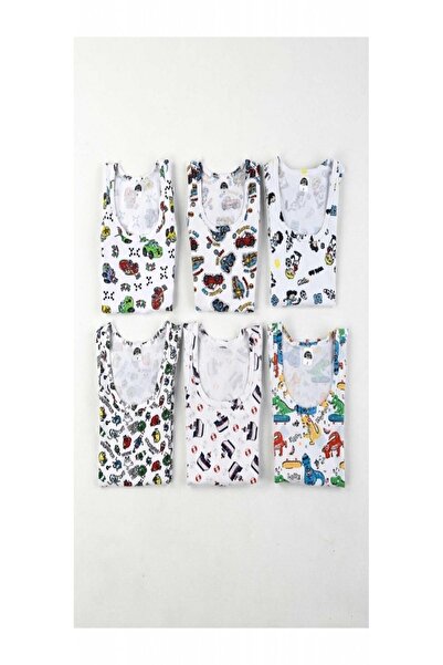 GÜMÜŞ Цветни детски тениски с печат, пакет от 6 броя