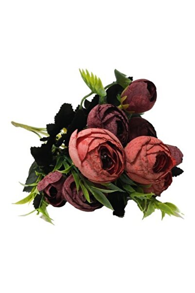 HİSARAKSESUAR Şakayık Çiçek Bordo 8 li