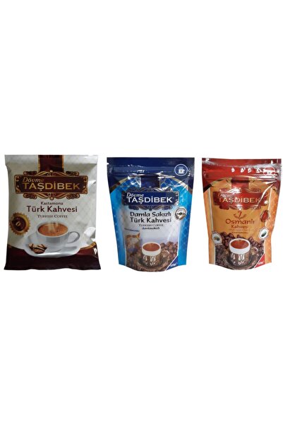 Dövme Taşdibek مجموعة القهوة التركية كاستامونو ستون ديبك