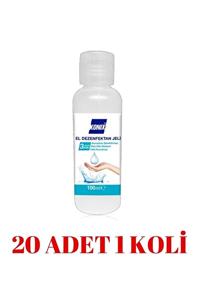 Dünyadan Hediyeler Konix 100 Ml  Virüslere Karşı Etkili El Dezenfektan Jel 20...