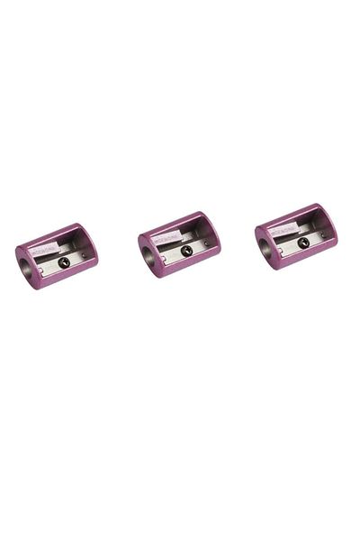 Maped Satallite Single Hole Pencil Sharpener Pink 3 Pieces