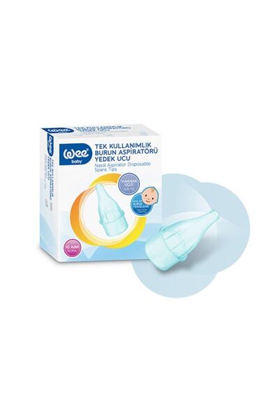 Wee Baby Tek Kullanımlık Burun Aspiratörü Yedek Ucu 10adet 163