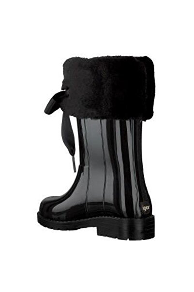 IGOR W10239 Campera Charol Soft Çocuk Siyah Yağmur Çizmesi
