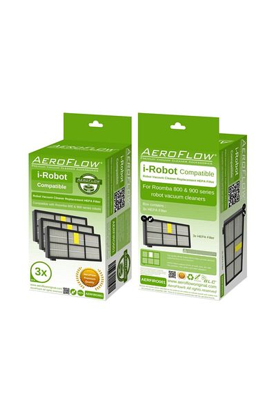 AeroFlow I-robot Roomba 800/900 Series - 3 Filter Pack