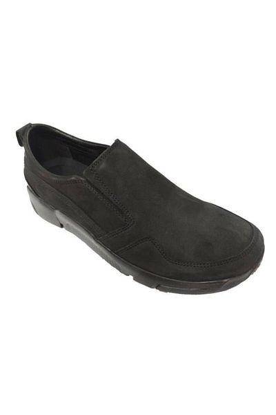 Greyder Men's Black Genuine Nubuck Leather Shoes