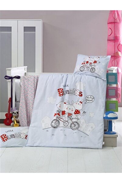 Komfort Home Baby Sleeping Set 100% Cotton (with Quilt and +2 Pillows)