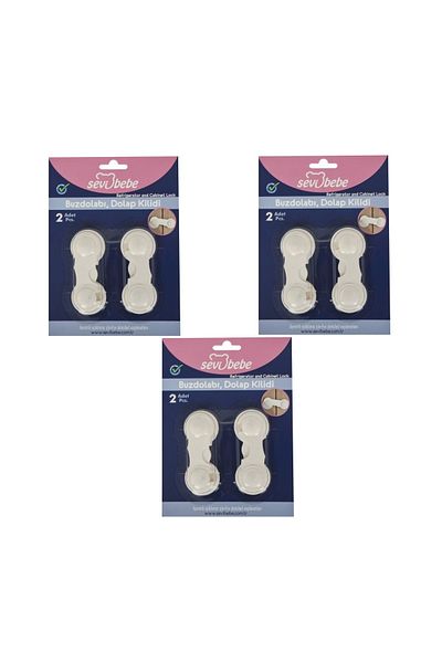 Sevi Bebe Refrigerator And Cabinet Lock (6 Pieces)