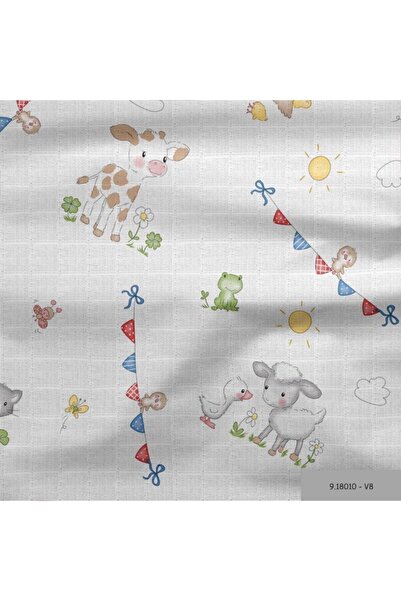 Bursa Kumaşçısı Müslin Kumaşı Kuzucuk Desen