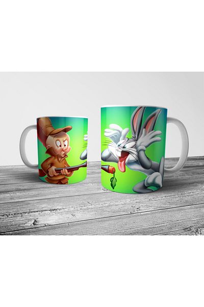 Pixxa كوب Elmer Fudd Bugs Bunny