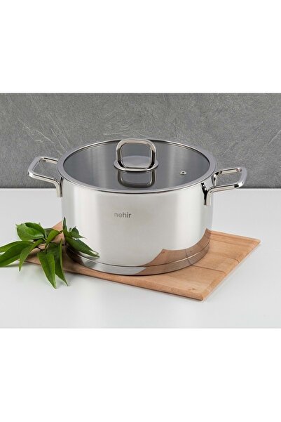 Nehir Sılver Trend Derin Tencere 18 Cm 5 Yıl Garantili