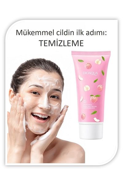 Bioaqua Sensitive Facial Cleanser with Peach and Amino Acids 100 gr