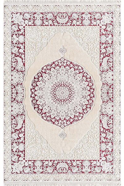 Royal Halı Hermes Krem-kırmızı Klasik Desen Halı(he32l)-(160x230)