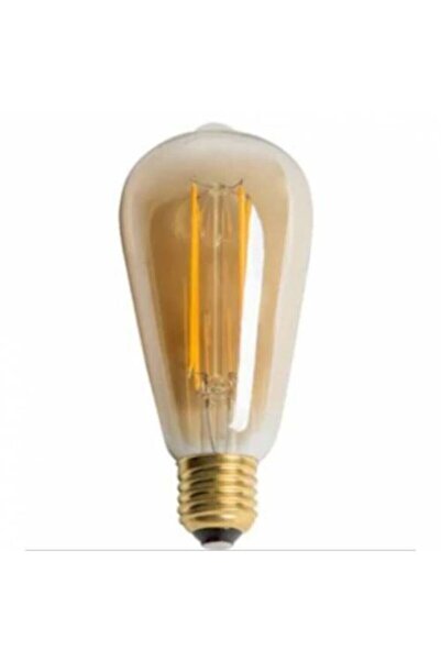 Cata 6w Rustik Led Ampul E27 5 Adet Amber Renkli Ct 4284