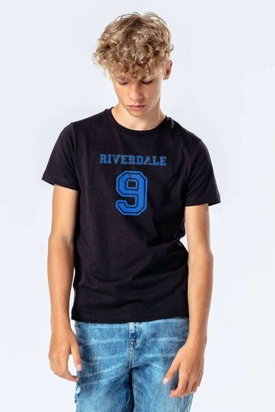 QIVI Riverdale Josie And The Pussycats Štampano Unisex dečja crna majica