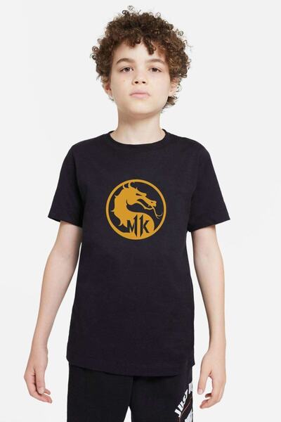 QIVI Mortal Kombat Štampano unisex dečja crna majica