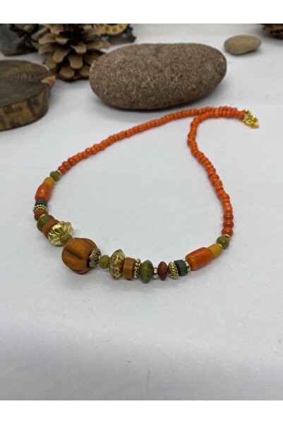 Porsuk Alternatif قلادة هيبي بوهيمية أصلية مصنوعة يدويًا