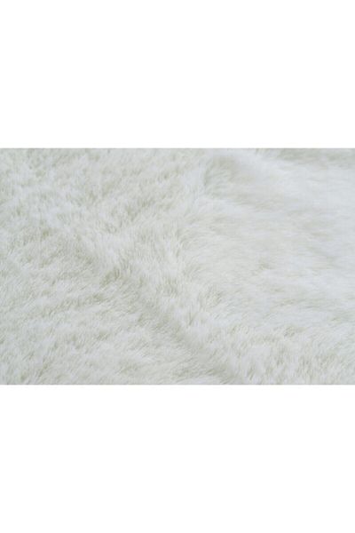 KIRLENT MODA Plush Rabbit Rabbit Throw Pillow Case White