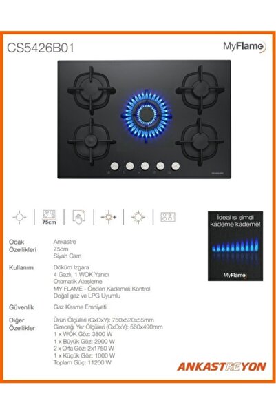 Silverline Siyah Cam Ankastre Set Bo6504b01-cs5426b01-3457 Soho 80 Cm