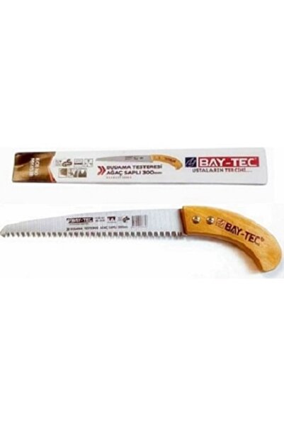 Baytec Ağaç Saplı Budama Testere Ahşap Saplı Oval 300 mm BAY-TEC-MK4540