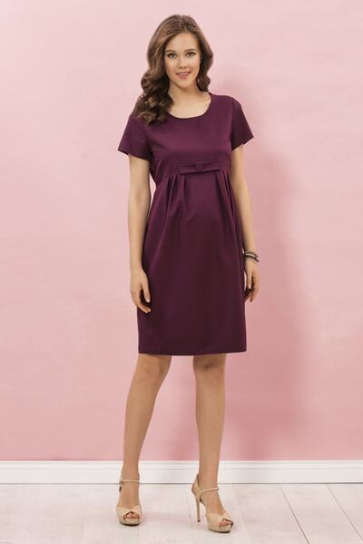 Genel Markalar Fiyonklu Kısa Hamile Elbise