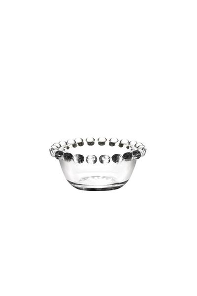 English Home Clear Miny Glass Snack Bowl - 9X4 Cm, Classic Design
