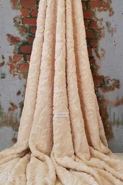 Özdilek Trendy Light Beige Double Blanket